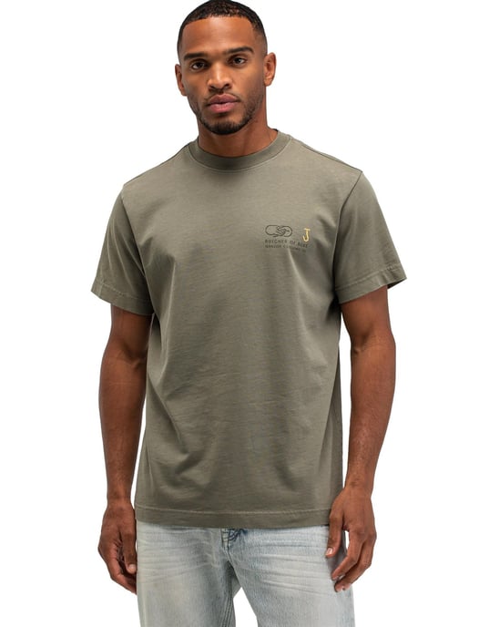 Antraciet t-shirt ronde hals Butcher of Blue met backprint - Image 2