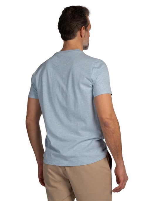 T-shirt New Zealand lichtblauw normale fit - Image 2