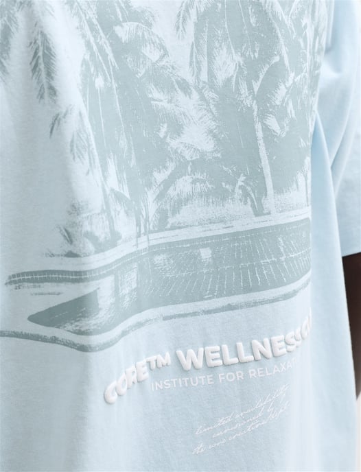 T-shirt Jack & Jones Plus Size lichtblauw backprint - Image 4