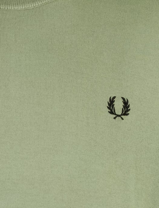 T-shirt Fred Perry olijfgroen katoen - Image 3