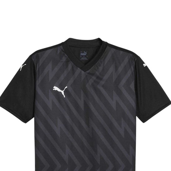 Puma Heren Teamglory Jersey T-Shirt (Zwart/Wit) - Image 3