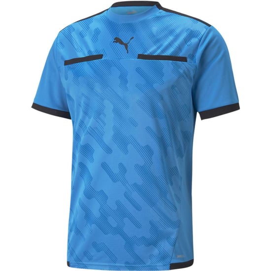 Puma TeamLIGA-scheidsrechtersshirt voor heren (Azuurblauw/zwart) - Image 2