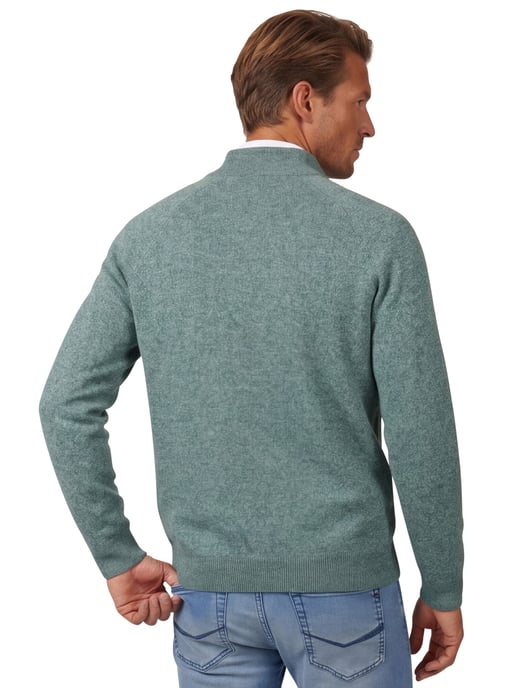 Trui New Zealand groen half zip normale fit - Image 2