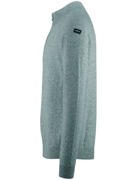 Trui New Zealand groen half zip normale fit - Image 4