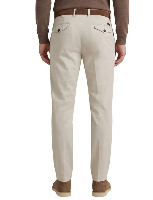 Gardeur Pantalon katoen beige flatfront - Image 2