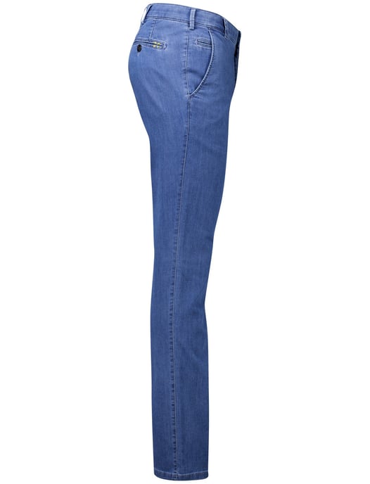 Meyer bonn pantalon demin blauw effen normale fit - Image 3