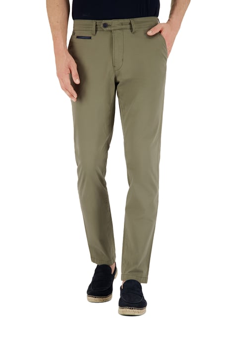 katoenen broek Gardeur Benny-3 groen - Image 1
