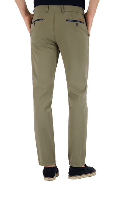 katoenen broek Gardeur Benny-3 groen - Image 2
