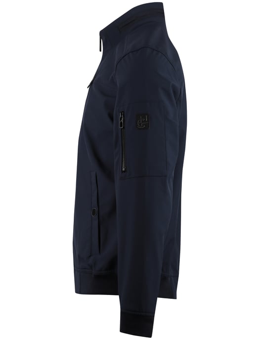 Navy jas softshell Casa Moda kort polyester dubbele borstzak - Image 4