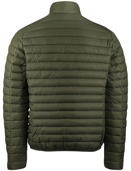 Donkergroen zomerjas Save the Duck gewatteerd nylon - Image 2