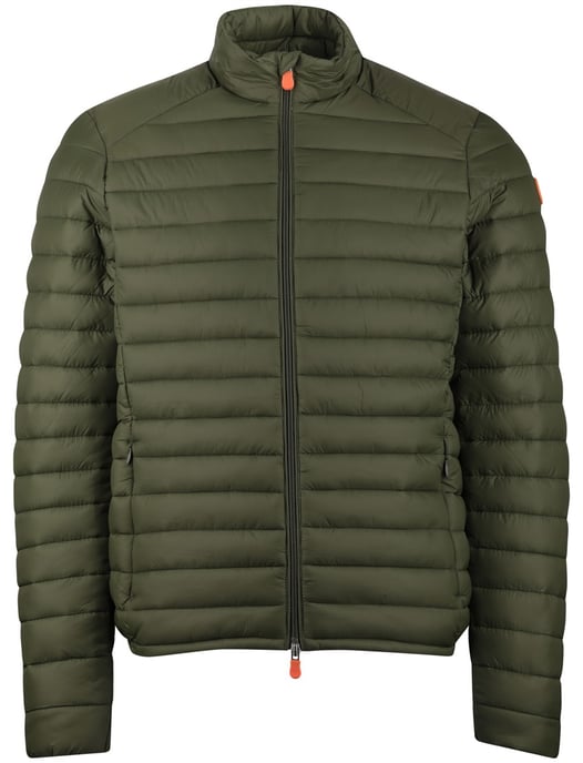 Donkergroen zomerjas Save the Duck gewatteerd nylon - Image 3