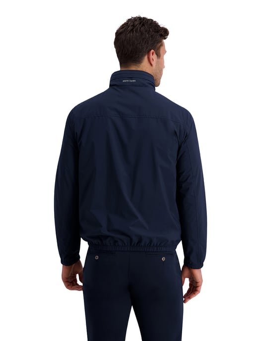 Navy zomerjas Pierre Cardin met afneembare capuchon - Image 2