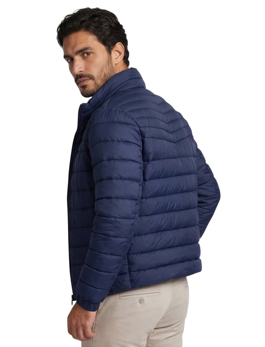 Gewatteerde BOSS Orange Oden2 jas donkerblauw - Image 2