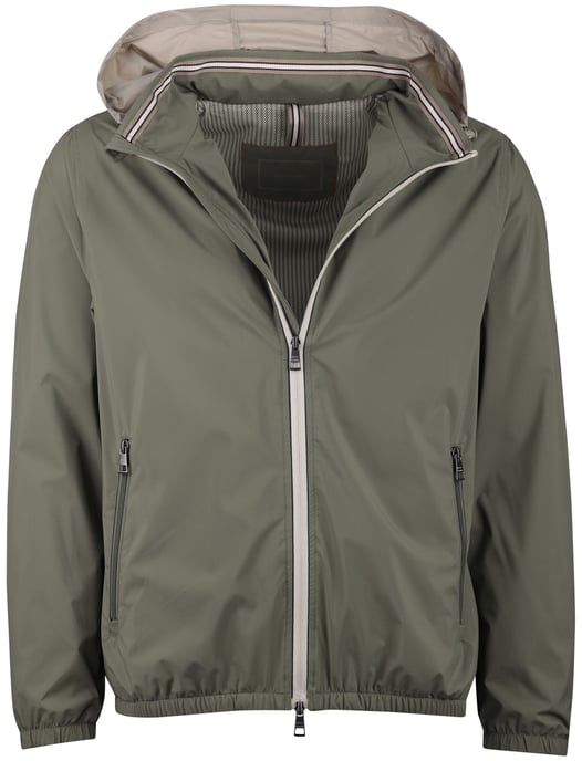 Groene zomerjas Pierre Cardin met afneembare capuchon - Image 4