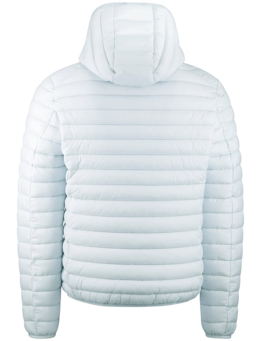 Ijsblauw zomerjas Save the Duck gewatteerd nylon capuchon - Image 2