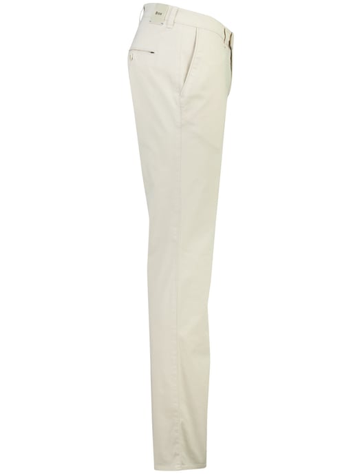 Pantalon Brax Fabio crème flatfront wijde fit - Image 2