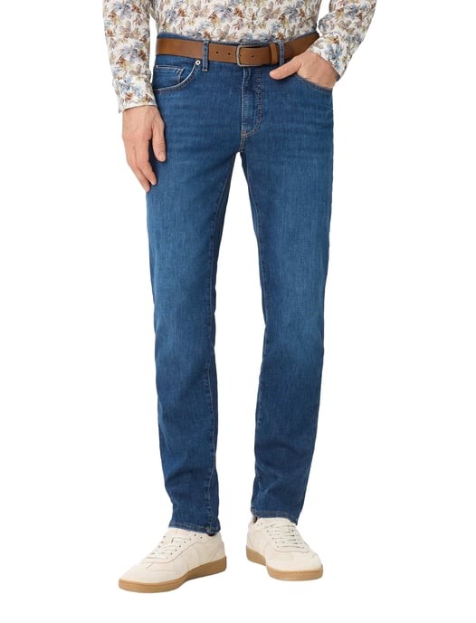 Donkerblauwe Brax Chuck jeans 5-pocket - Image 1