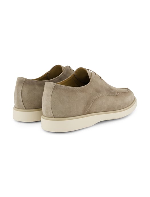 Veterschoenen Giorgio suede leer beige - Image 3