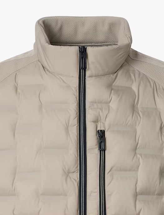 Bodywarmer beige Casa Moda opstaande kraag - Image 3