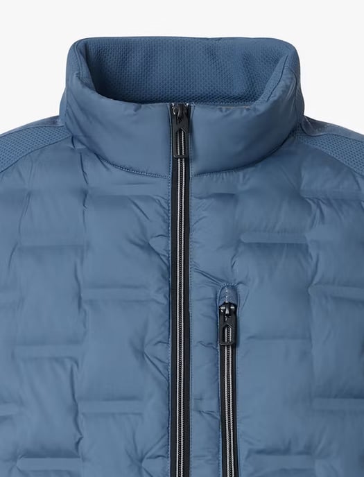 Blauw bodywarmer Casa Moda patroon - Image 3