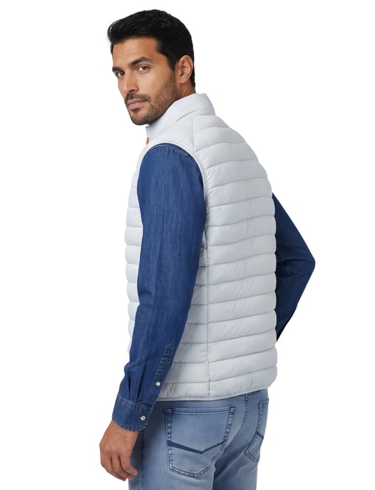 Ijsblauwe gewatteerde bodywarmer Save The Duck - Image 2
