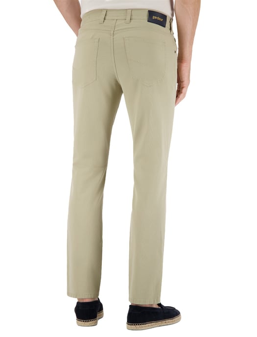 Pantalon 5-pocket Gardeur beige normale fit - Image 2