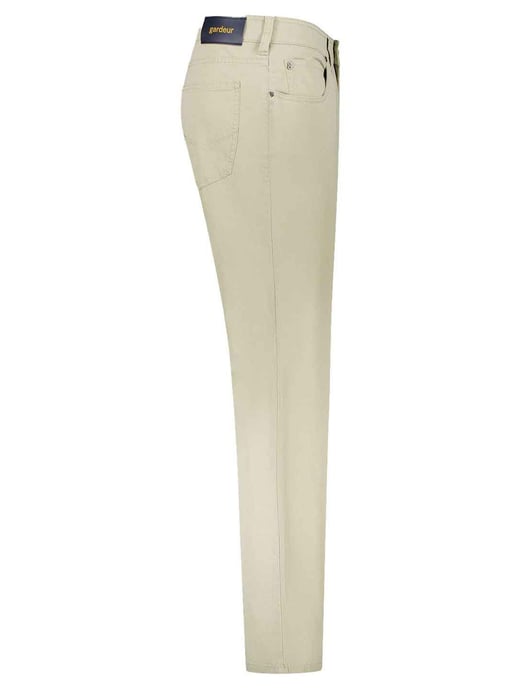 Pantalon 5-pocket Gardeur beige normale fit - Image 3