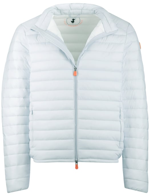 Ijsblauw zomerjas Save the Duck gewatteerd nylon - Image 1
