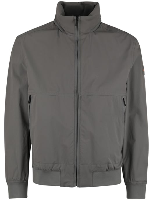 Zomerjas Boss Orange Orki grijs normale fit capuchon - Image 3