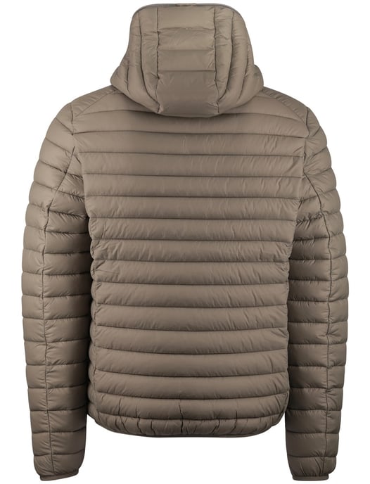 Bruin zomerjas Save the Duck gewatteerd nylon capuchon - Image 2