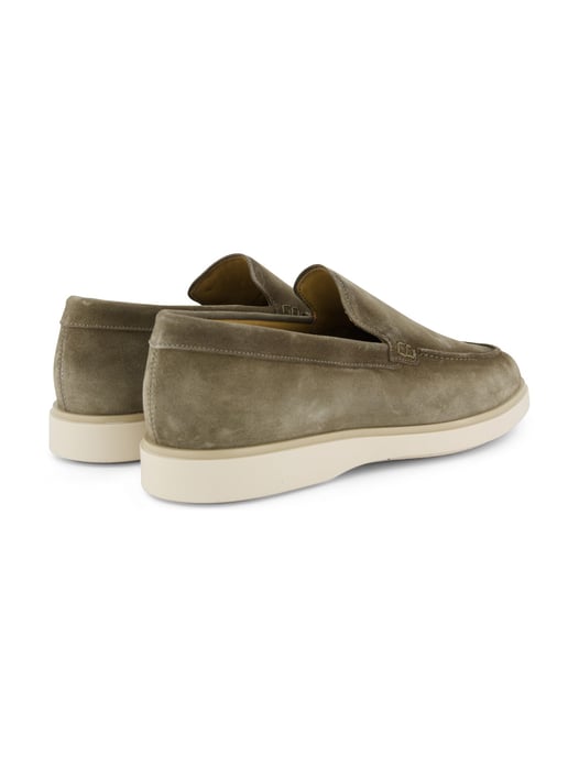 Nette loafers Giorgio groen leer suede effen - Image 3