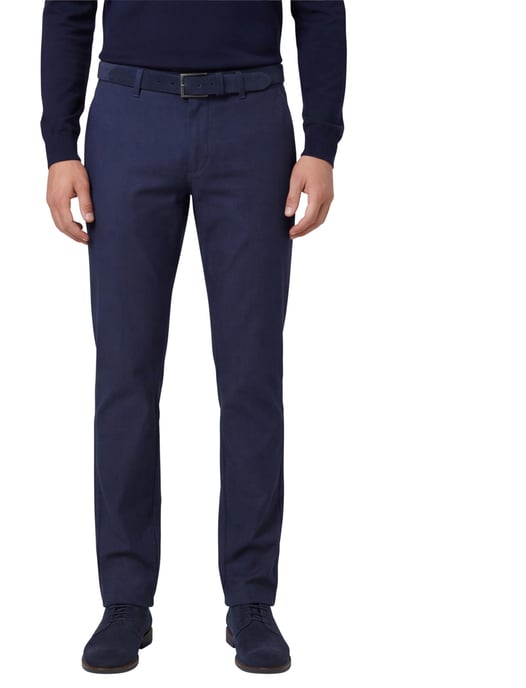 Gardeur Pantalon Bono donkerblauw katoen effen - Image 1