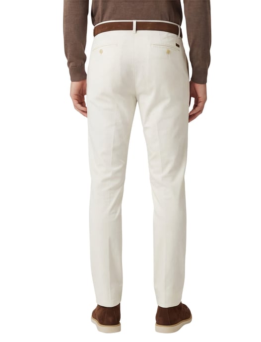 broek Gardeur Regular Fit katoen creme - Image 2