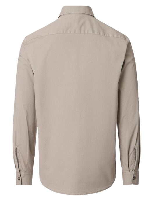 Beige Overshirt Casa Moda katoen effen - Image 2