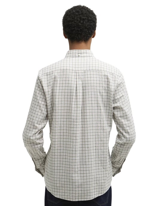 Overhemd Barbour Tailored Fit groen geruit borstzak - Image 2