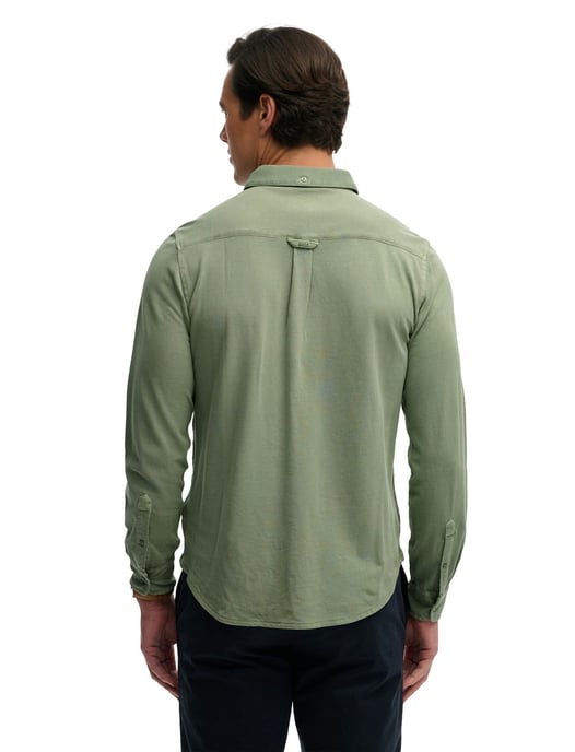 Lange mouwen overhemd Superdry effen groen - Image 2
