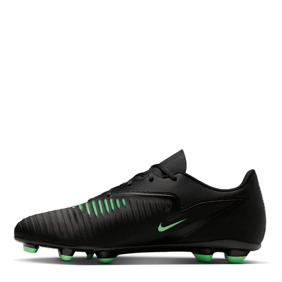 Nike Phantom 6 Low voetbalschoenen voor heren, voor harde ondergrond (Zwart, Groen) - Image 2