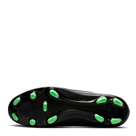 Nike Phantom 6 Low voetbalschoenen voor heren, voor harde ondergrond (Zwart, Groen) - Image 3