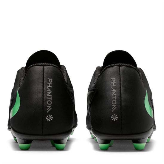 Nike Phantom 6 Low voetbalschoenen voor heren, voor harde ondergrond (Zwart, Groen) - Image 5
