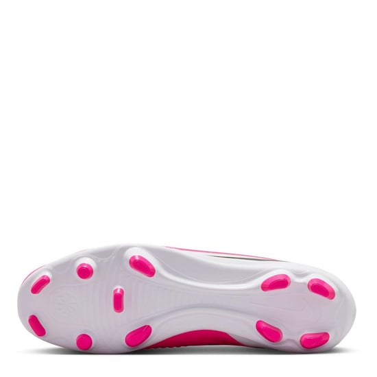 Nike Phantom 6 Low voetbalschoenen voor heren, voor harde ondergrond (Wit/Roze) - Image 3
