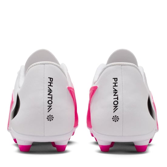 Nike Phantom 6 Low voetbalschoenen voor heren, voor harde ondergrond (Wit/Roze) - Image 5