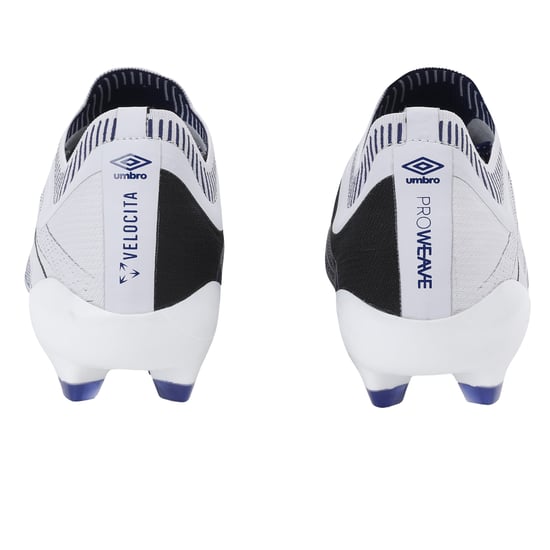 Umbro Heren Velocita Elixir Pro Stevige Grond Voetbalschoenen (Wit/Zwart/Royaalblauw) - Image 2