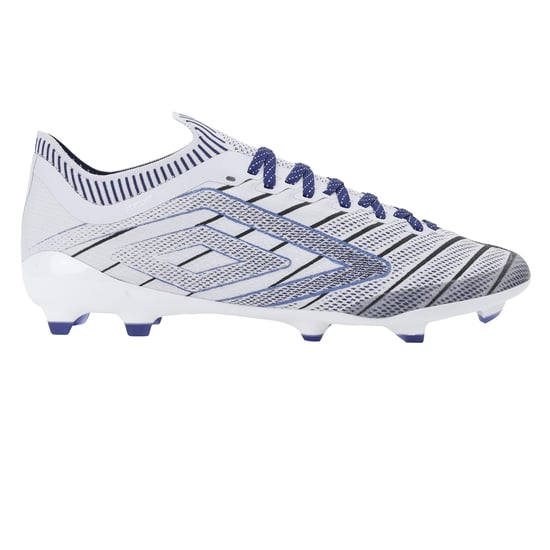 Umbro Heren Velocita Elixir Pro Stevige Grond Voetbalschoenen (Wit/Zwart/Royaalblauw) - Image 4