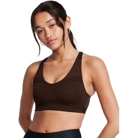 Under Armour Sportbeha met spaghettibandjes voor dames (Bruin) - Image 5