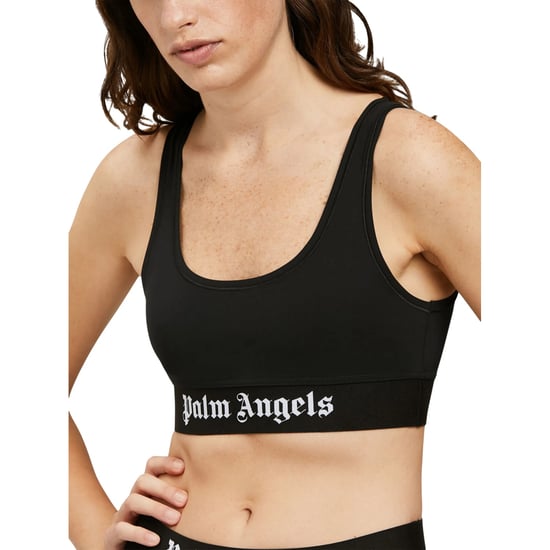 Palm Angels Dames Klassieke Logo Sportbeha (Zwart/Wit) - Image 1