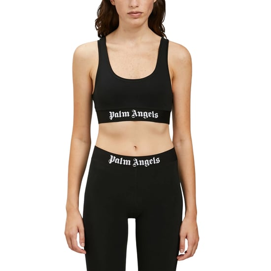 Palm Angels Dames Klassieke Logo Sportbeha (Zwart/Wit) - Image 4