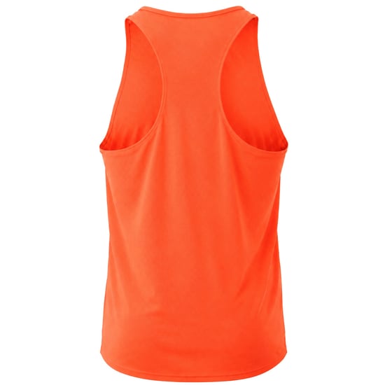 New Balance Q Speed Singlet Mens Orange Vest - Image 2