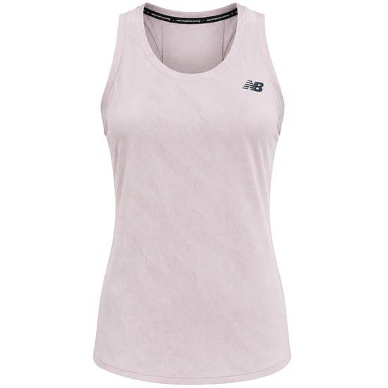 New Balance Q Speed Jacquard Womens Pink Vest - Image 1