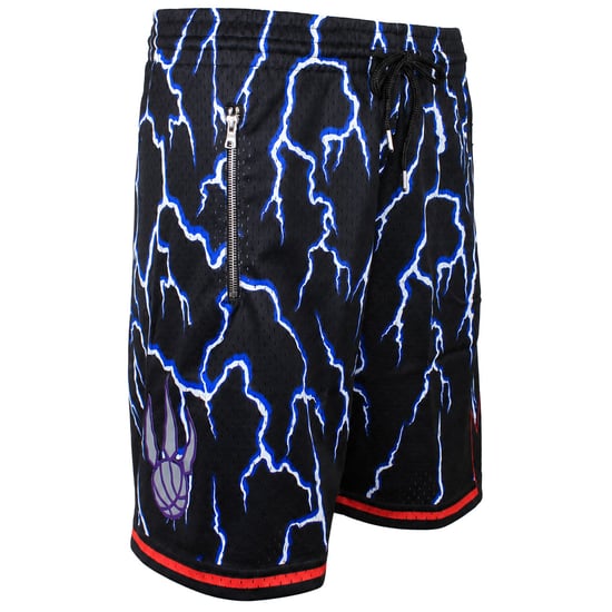 Mitchell & Ness NBA Toronto Raptors Lightning Mens Black Shorts - Image 2
