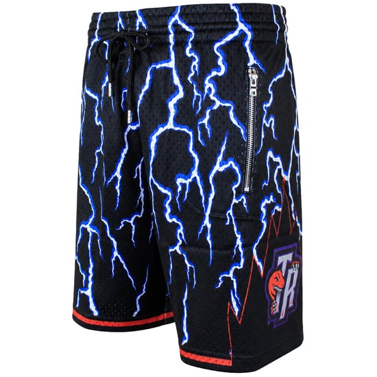 Mitchell & Ness NBA Toronto Raptors Lightning Mens Black Shorts - Image 3
